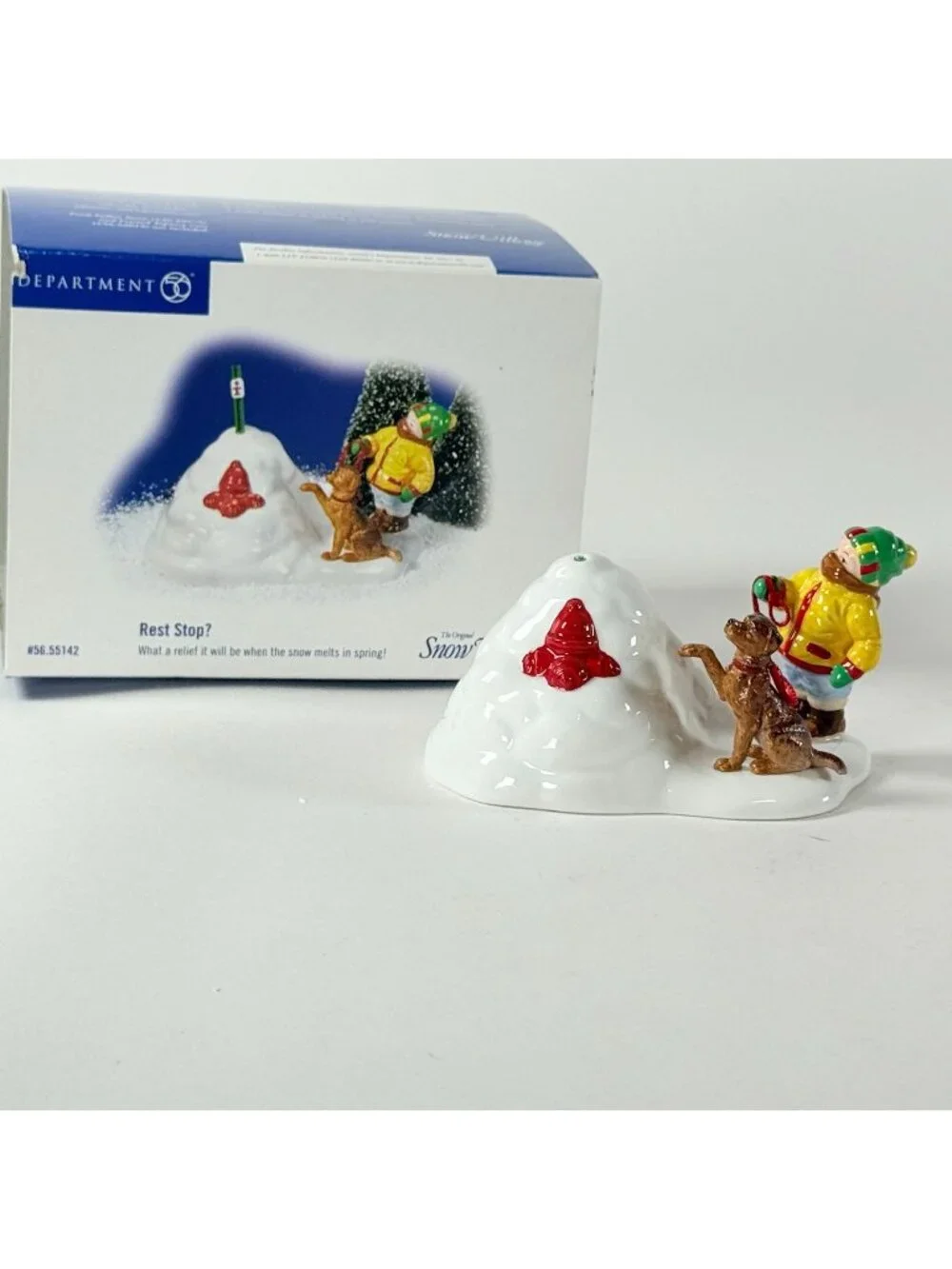 Dept 56 Rest Stop Snow Village Accessory Figurine Christmas Scene 55142